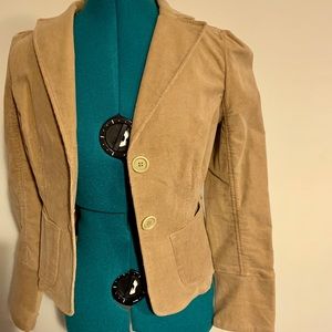 Tan vintage style blazer